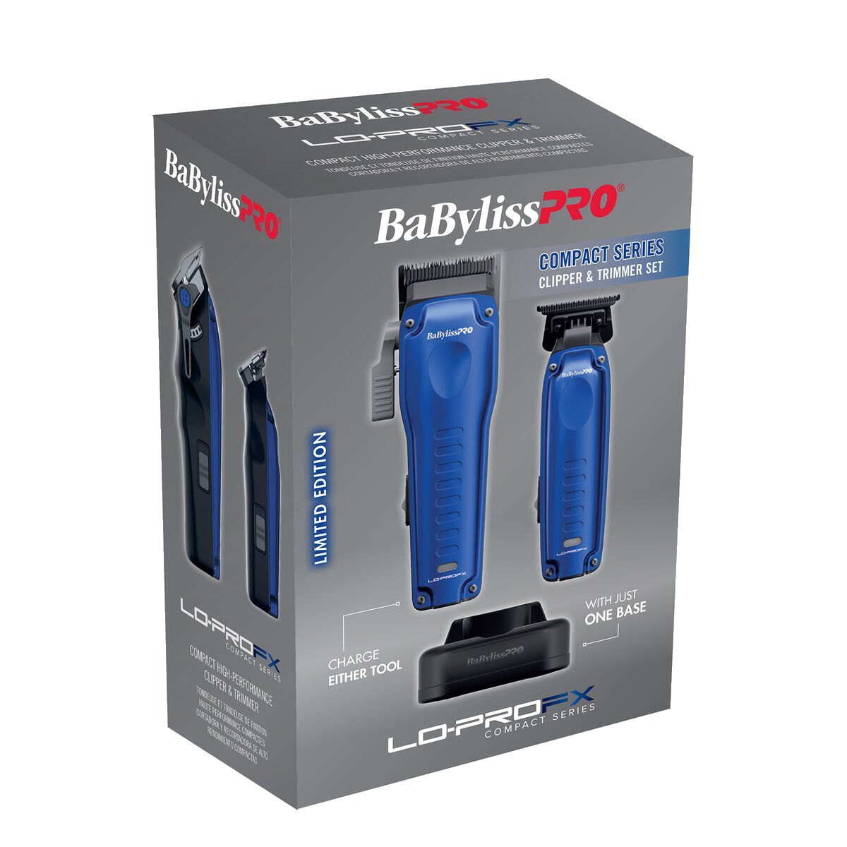BaByliss PRO Lo-ProFX машинка + триммер FX8272PK